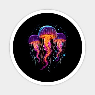 Glowing Jellyfish Magnet